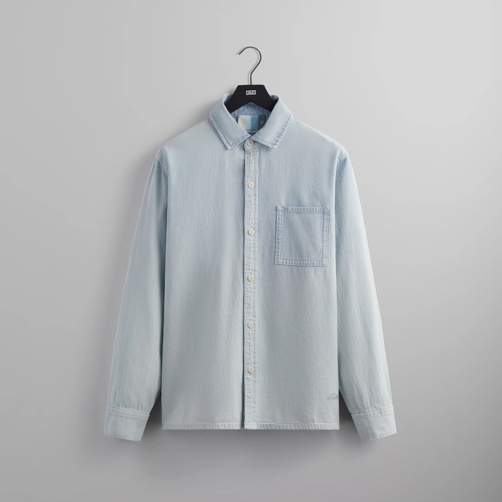 Kith Ginza Buttondown (Light Indigo color)